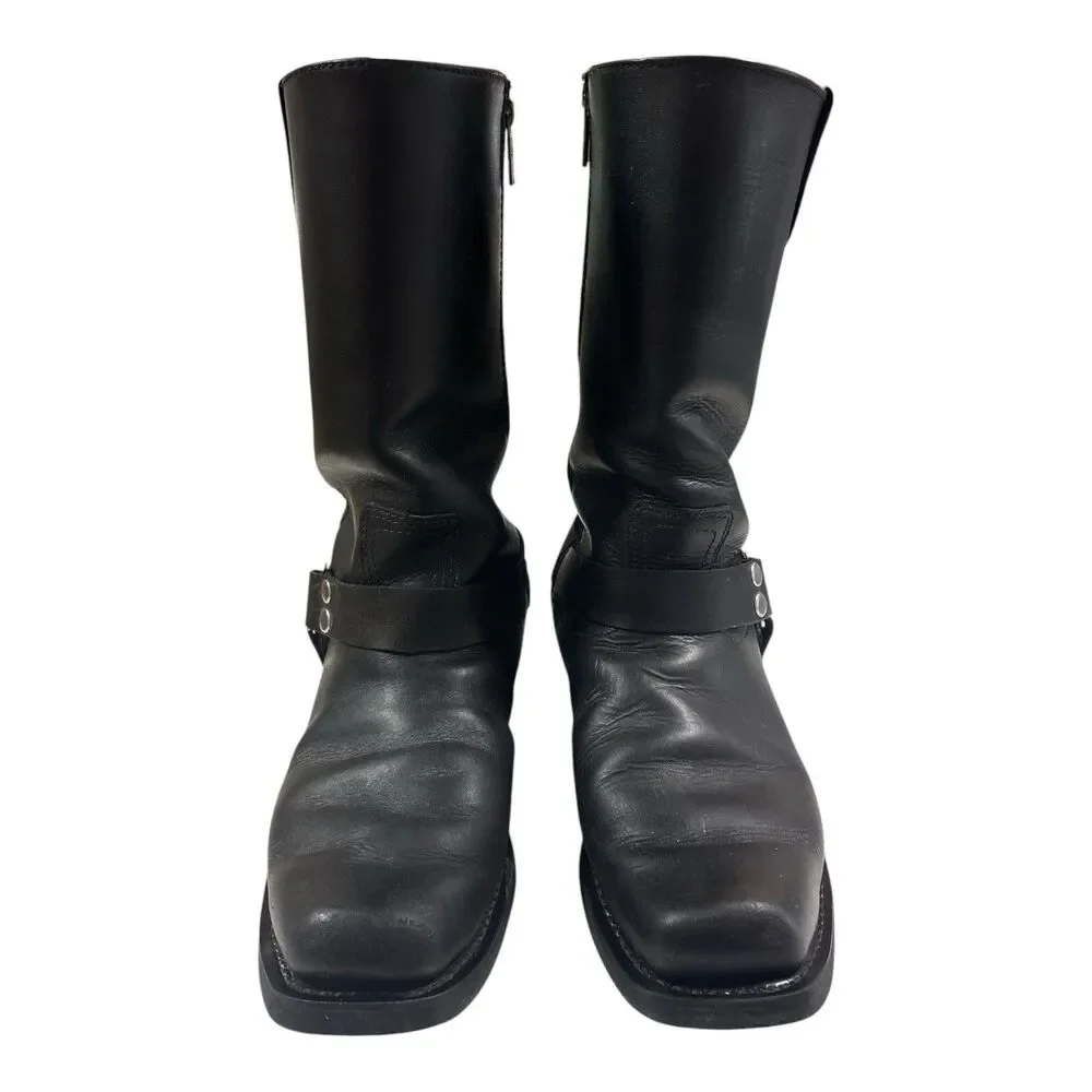 Harley Davidson Iroquois Hi D97386 Men’s 10.5 Leather Harness Motorcycle Boots